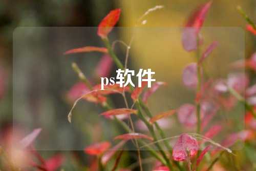 ps软件