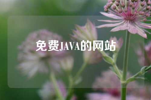 免费JAVA的网站