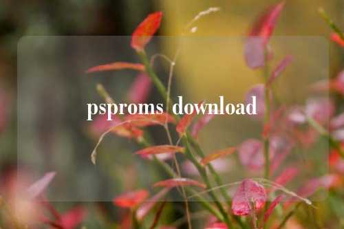 psproms download