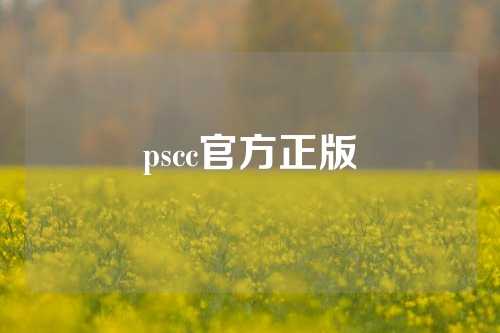 pscc官方正版