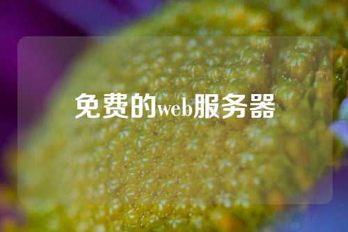 免费的web服务器