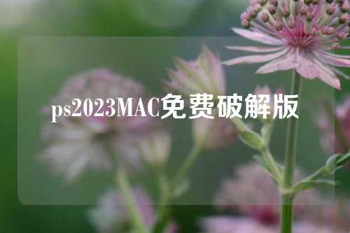 ps2023MAC免费破解版