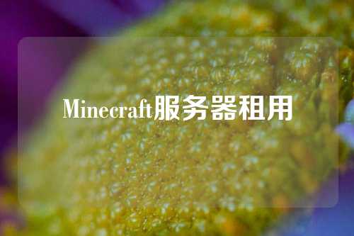 Minecraft服务器租用