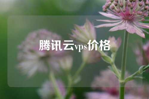 腾讯云vps价格