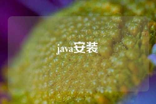 java安装