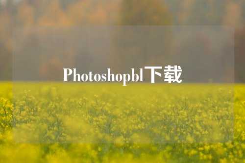 Photoshopbl下载