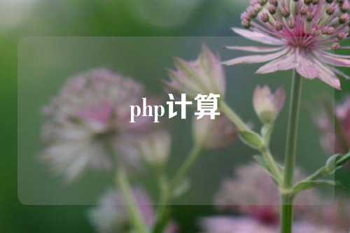 php计算