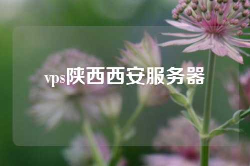 vps陕西西安服务器