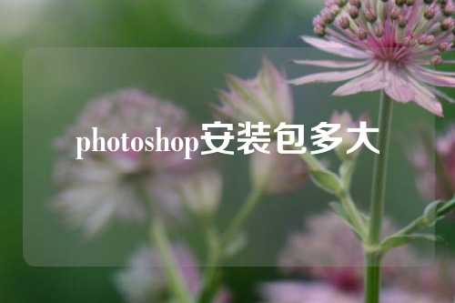 photoshop安装包多大