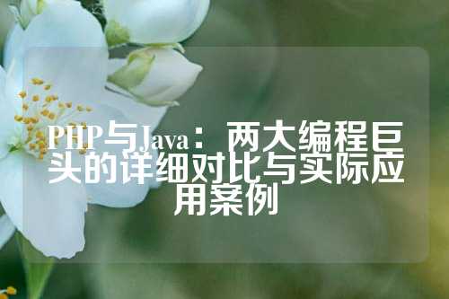 PHP与Java：两大编程巨头的详细对比与实际应用案例