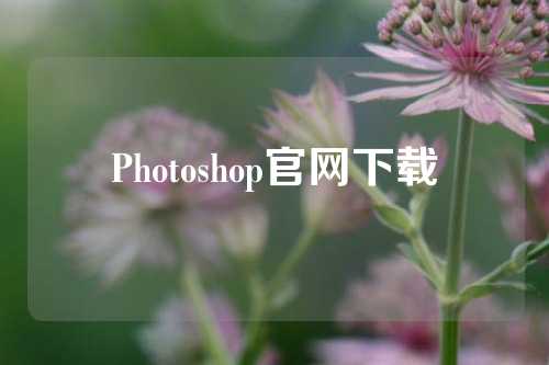 Photoshop官网下载