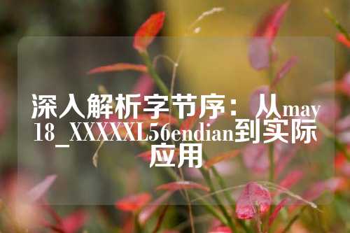 深入解析字节序：从may18_XXXXXL56endian到实际应用