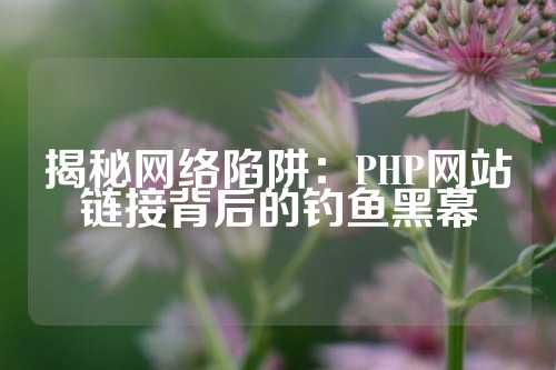 揭秘网络陷阱：PHP网站链接背后的钓鱼黑幕