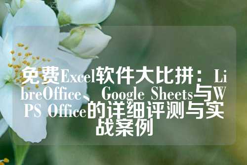 免费Excel软件大比拼：LibreOffice、Google Sheets与WPS Office的详细评测与实战案例